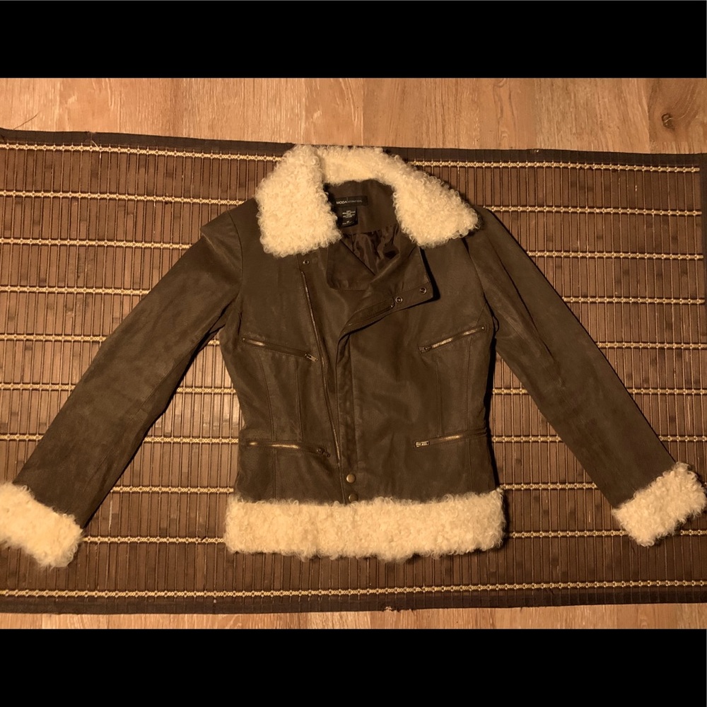 Genuine Leather Moto Jacket